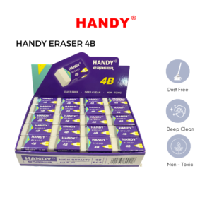 PENGHAPUS / ERASER / SETIP HANDY B40 - White 4B