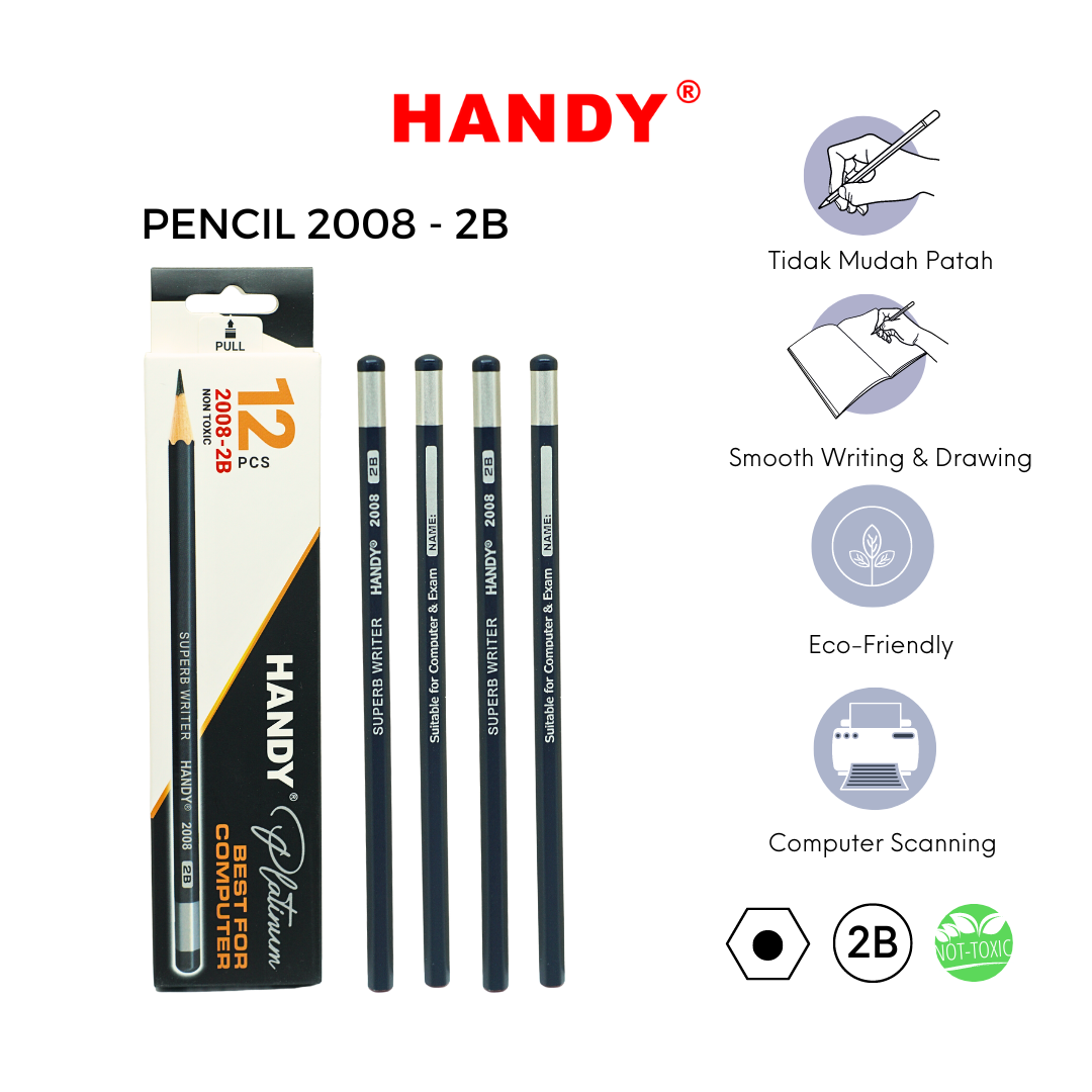 Pensil 2B Merk Handy Pensil 2008