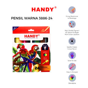 Pensil Warna Handy terbaik berkualitas murah